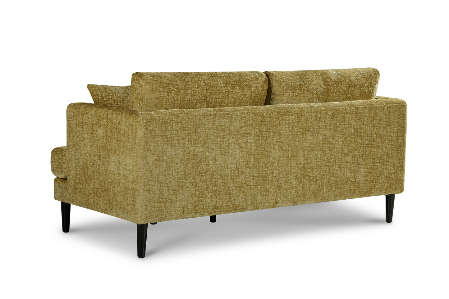 Gold Textured Chenille Emilia 3 + 2 Seater Sofa Set